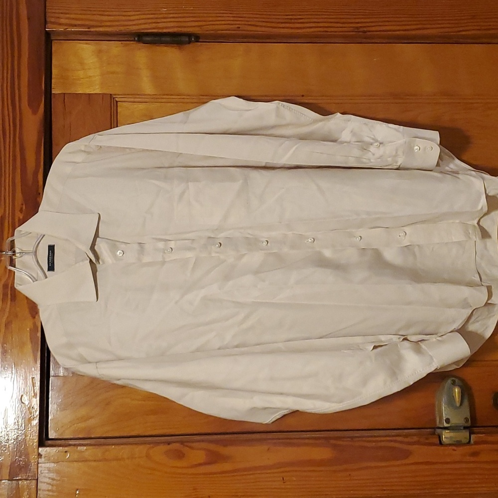 Burberry London Men's Long Sleeve Button-Front Shirt. Size 16.5 x 35